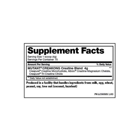 CREAKONG - CREATINA MONOHIDRATO - MUTANT 300GR-1