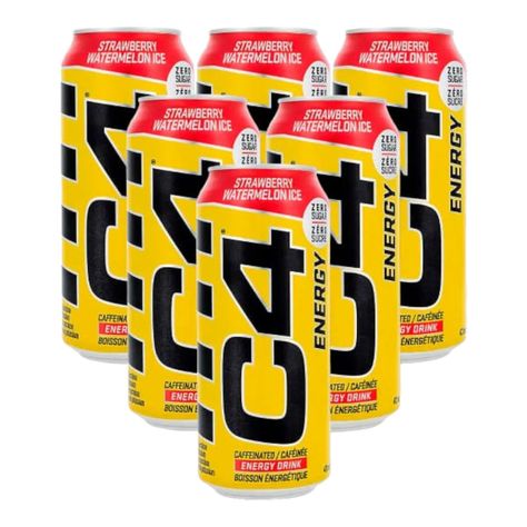 pack 6 energeticas c4 473ml  c/u cellucor - Strawberry watermelon-0