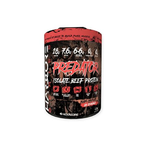 PREDATOR BEEF 4.8LBS 64 SV CHOCOLATE - HEXACORE-0