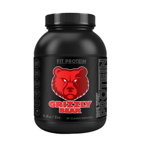 Proteína Grizzly Bears 2kg  - Vainilla - 60sv-0