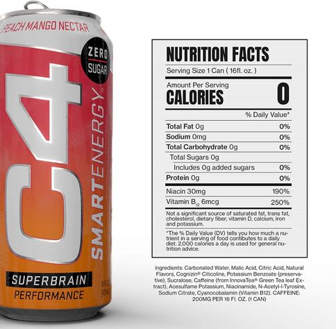 ENERGETICA C4 SMART INTELLIGENT - 473 ML - PEACH MANGO - CELLUCOR-1