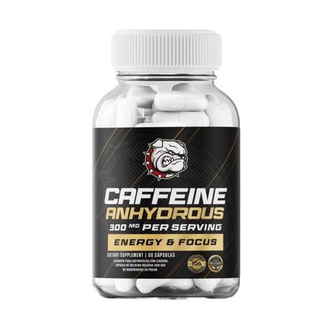 CAFFEINE ANHYDROUS 300MG 60 CAPSULAS - STRONGEST-0