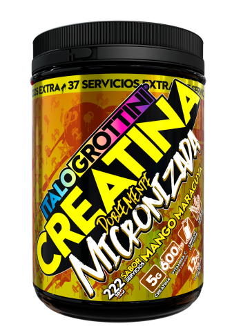 Creatina monohidrato 1.2 kg  222 servicios Mango maracuya-0