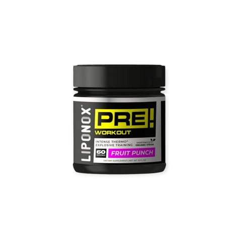PACK PRE ENTRENO ENERGIZANTE 60 SV + SHAKER - LIPONOX-1