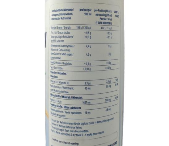2 Botellas - Calcio Liquido - Sabor Naranja - Energybody - 1 Litro-1