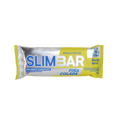 Box 12 Barras de proteína 23gr de proteína Slimbar Piña Colada-1