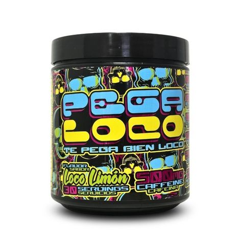 Pre Entreno 30 Serv Sabor Loco Limón - PegaLoco-0
