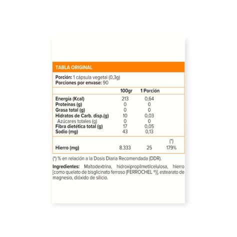 Ultra Iron 90 Capsulas Sunvit Life Vegan - SUNVIT-1