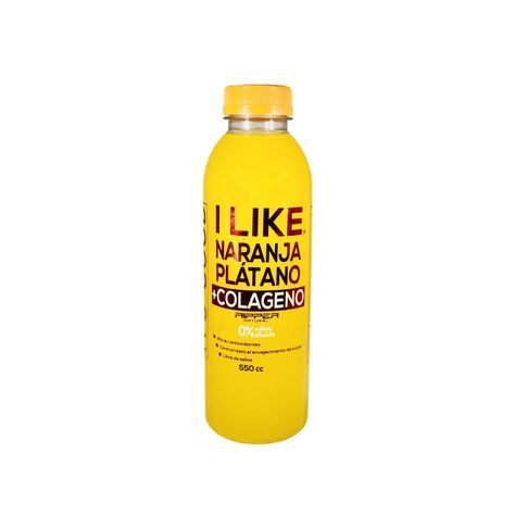 AGUA DE FRUTAS + COLAGENO 55OCC NARANJA PLATANO - I LIKE-0