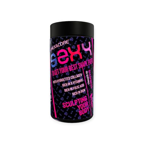 SEXY 60 CAPSULAS - TERMOGENICO PARA MUJER - HEXACORE-0