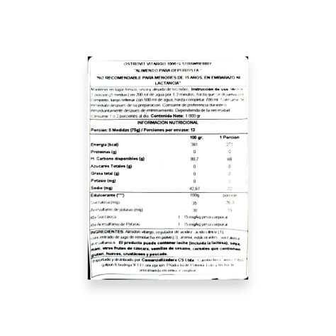 VITARGO 1000G STRAWBERRY - OSTROVIT-1