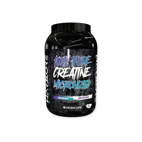 CREATINA 100% PURE 200 SERVICIOS 1KG - HEXACORE-0
