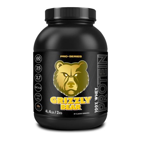 Proteína Grizzly Bears  2kg -Chocolate blanco 60sv-0