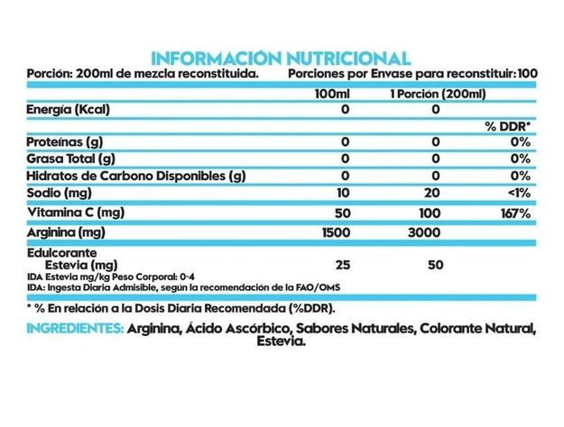 Arginina Óxido Nítrico 330g 100sv - Italo Grottini-1