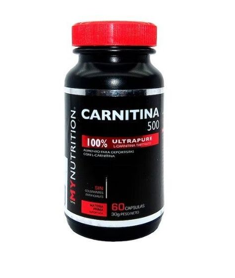 Carnitina 500 - My Nutrition - 60 Capsulas-0
