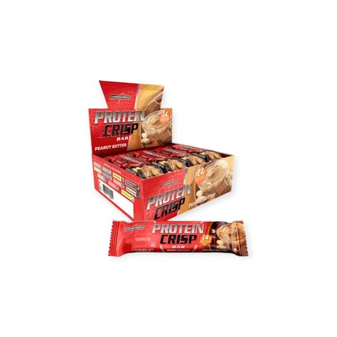 BOX 12 BARRAS PROTEIN CRIPS BAR PEANUT BUTTER - INTEGRALMEDICA-0