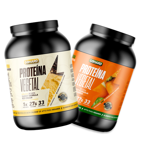 Pack 2 proteinas Gohard - Vainilla - Naranja-0
