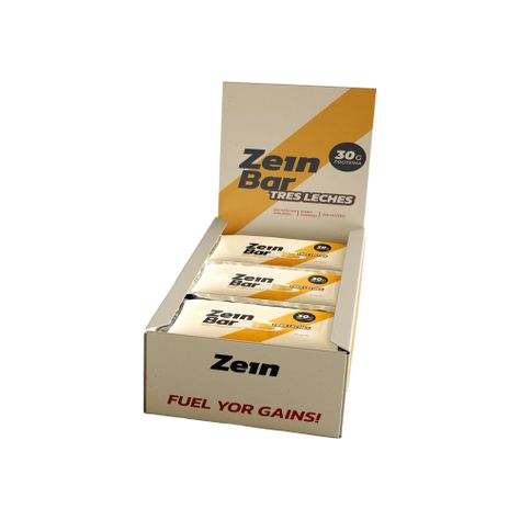 BOX DE 12 BARRAS DE PROTEINA ZEIN BAR TRES LECHES 100GR - ZEIN-0