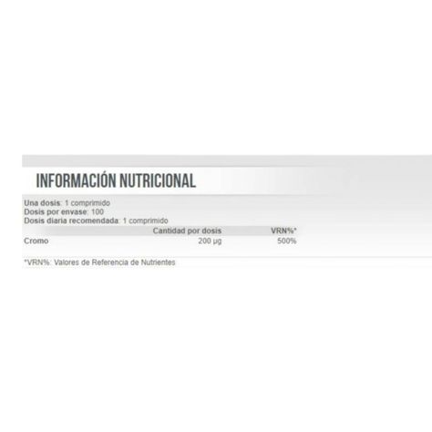 Picolonate de chromo 100 tabletas Scitec Nutrition-1