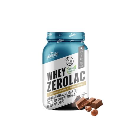 PROTEINA WHEY ZEROLAC 900G CHOCOLATE BELGA - SHARK PRO-0
