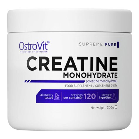 CREATINA MONOHIDRATADA 300GR - OSTROVIT  SIN SABOR-0