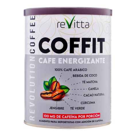 Café Energizante Coffit 300 grs. 100mg cafeína - Revitta-0
