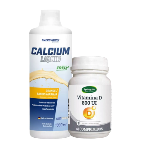 PACK CALCIO LIQUIDO 1LITRO NARANJA MAS VITAMINA D -0