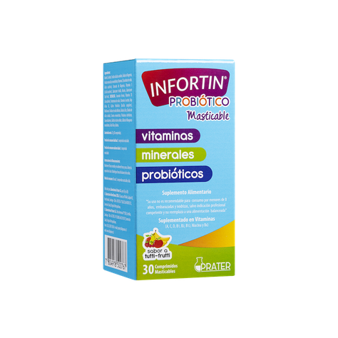 PROBIOTICO MASTICABLE INFORTIN 30 COMPRIMIDOS - INFOR-0