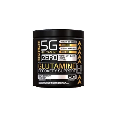 GLUTAMINA SIN SABOR 300GR 60SV - BRIAHLABS-0