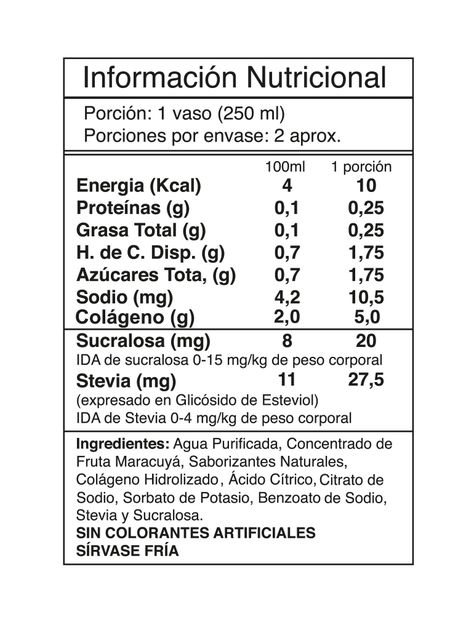 AGUA DE FRUTAS + COLAGENO 55OCC MARACUYA - I LIKE-1