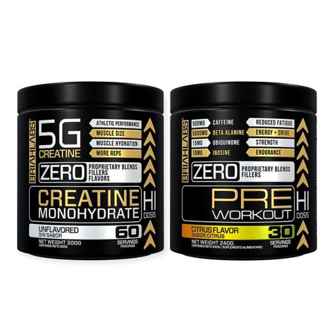 Pack Creatina 300gr + Pre-entreno 240gr - Briahlabs-0