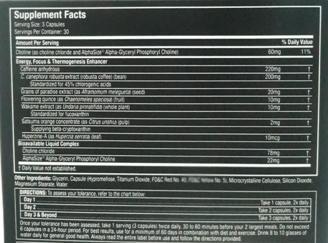 Hydroxycut sx7 revolution ultimate thermo + neuro-1