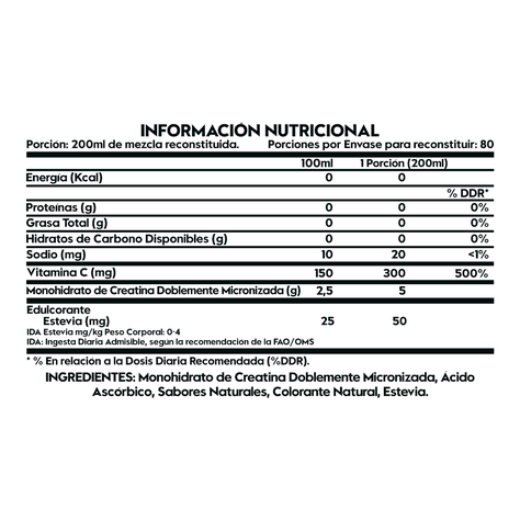 CREATINA MONOHIDRATO 440GRS 80 SV PIÑA RAPA NUI - ITALO GROTTINI-1