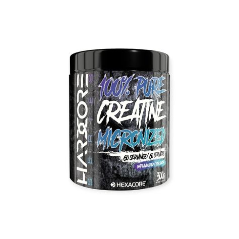 CREATINA 100% PURE 300GR 60 SERVICIOS - HEXACORE-0