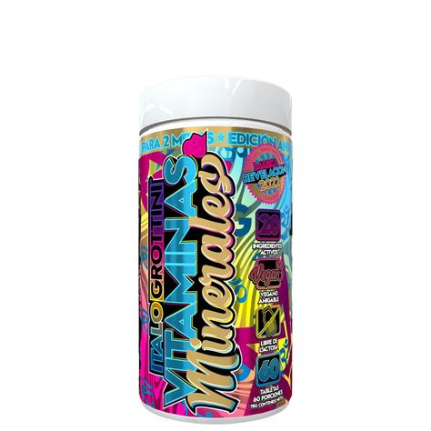 Vitaminas y Minerales 60 Tabletas - Italo Grottini-0