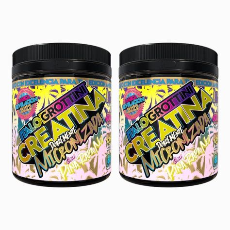2 Creatinas Monohidrato Doblemente Micronizadas 80 SV c/u -Piña-0