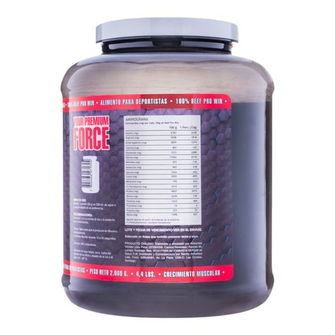 Proteina de carne con adición de creatina Beef Pro Win chocolate 2 kgs-2