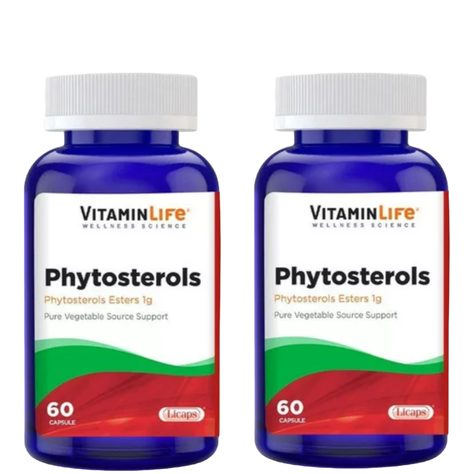 PACK 2 PHYTOSTEROLS 120 CÁPS TOTAL VITAMIN LIFE-0