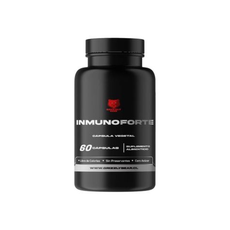 INMUNOFORTE 60 CAPSULAS - GRIZZLY BEAR-0