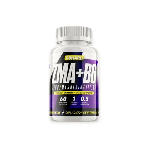 ZMA + B6 60 CAPSULAS - GOHARD-0