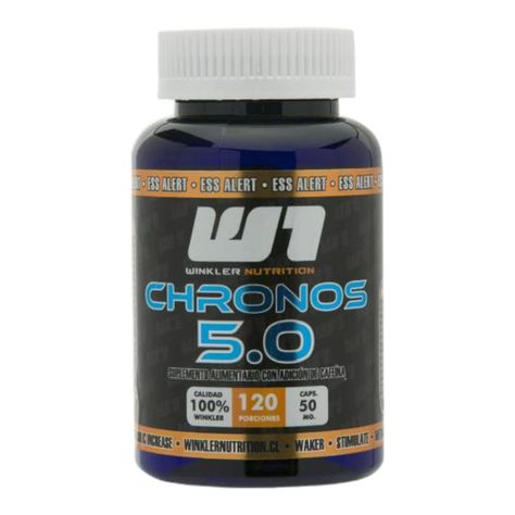 Cafeina anhidra Chronos 5.0 50 mg 120 cápsulas-0