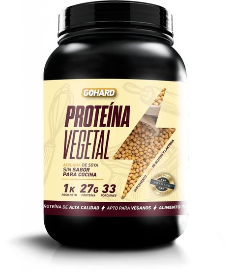 PROTEÍNA VEGETAL - 33 SERVICIOS - GOHARD SIN SABOR-0