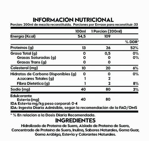 PROTEINA WHEY VAINILLA  2.3 LB PACK CREATINA MONOHIDRATO 300GR 60 SV-1