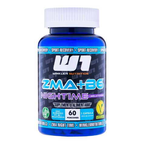 Pro-hormonal ZMA Nightime +Vitamina B6 60 cápsulas-0