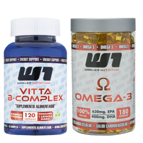 PACK OMEGA 3 180CÁPS MAS BCOMPLEX 120CÁPS -0