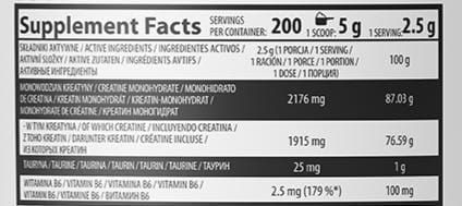 CREATINA MONOHIDRATADA 500GRS LEMON - OSTROVIT-1