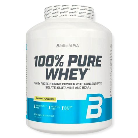 100 Pure Whey 5lib - Biotech Usa - Banana-0