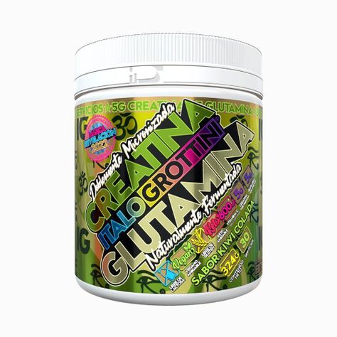 Creatina + Glutamina KIWI COLADA 324g 30sv - Italo Grottini -0