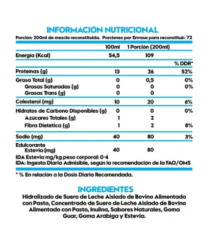 Proteina whey  deliciosa torta tres leches 5lb - Italo Grottini-1