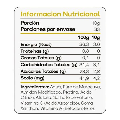 SAUCE 330G – CHEF PROTEIN MARACUYA-1